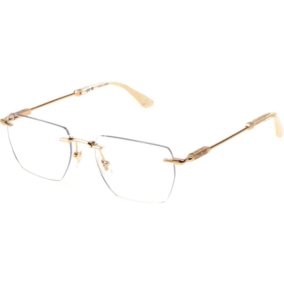 Police VPLN27 HORIZON 9 - Lunettes Optiques Homme Métal Or Géométrique