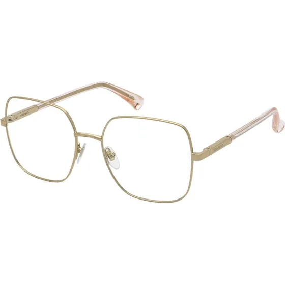 Nina Ricci VNR390 Montures Optiques Carrées en Métal Or