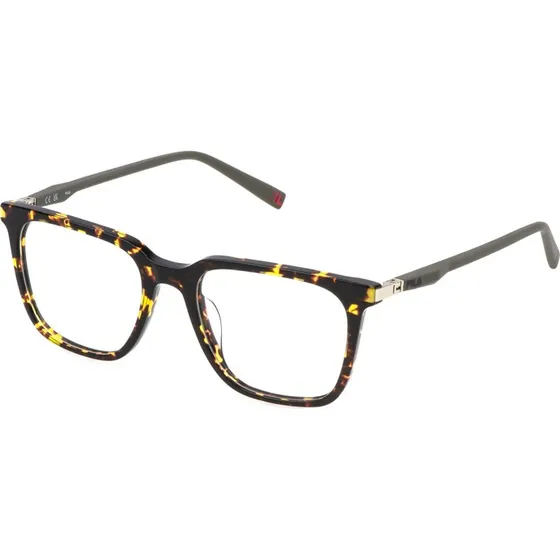Fila VFI876 779 - Lunettes Optiques Carrées en Acétate Havana