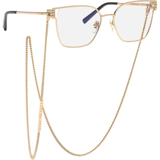 Chopard IKCHL58 300 - Lunettes de vue carrées en métal doré
