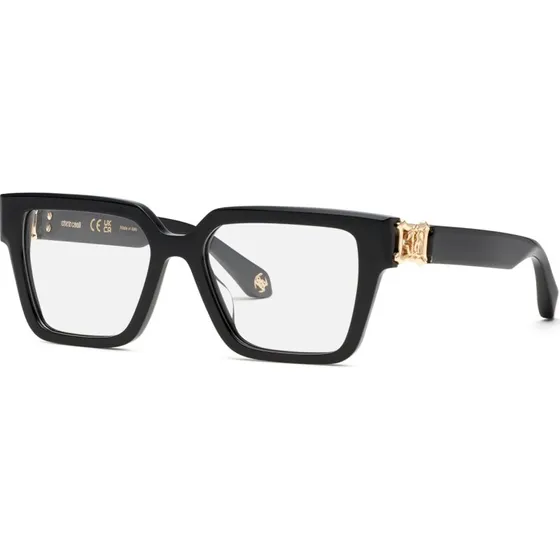 Roberto Cavalli VRC100 Montures Optiques Géométriques Noires