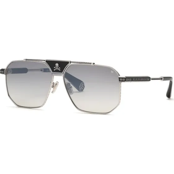 Philipp Plein Lunettes de Soleil PLEIN LEGACY SPP152W Palladium
