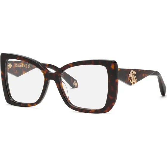 Roberto Cavalli VRC111 743 Lunettes de Vue Papillon Havana