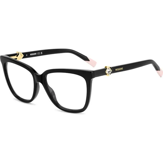 Missoni MIS 0231 807 Lunettes de vue carrées en acétate noir