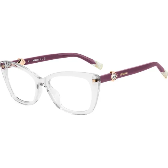 Missoni MIS 0230/G 900 Lunettes Optiques Carrées Transparentes Femme