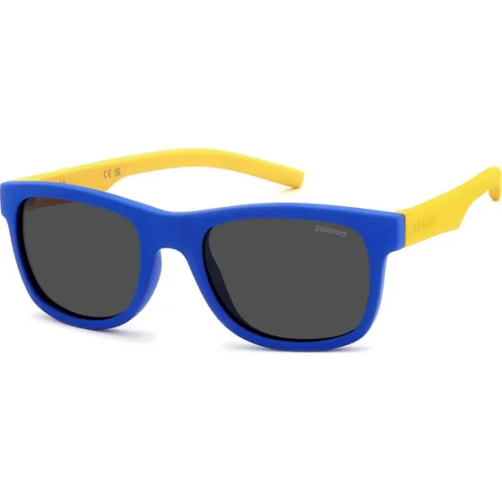 Polaroid Enfant PLD 8020/S Lunettes de Soleil Polarisées Bleues