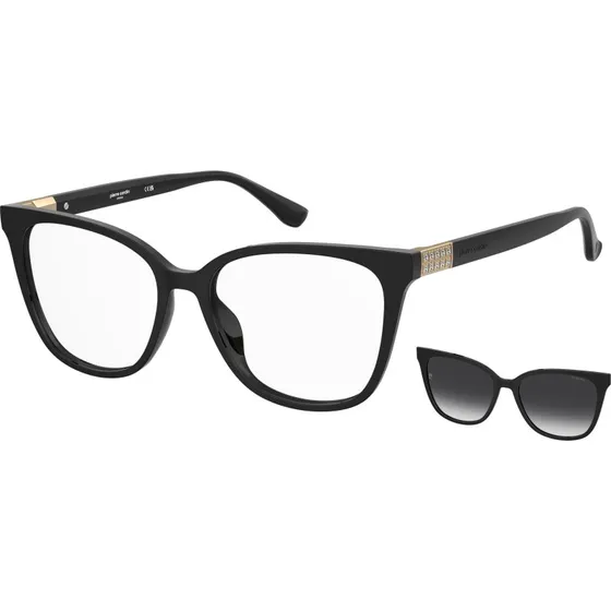 Pierre Cardin Montures Optiques Femme Cat Eye Noir Gris 8550/C