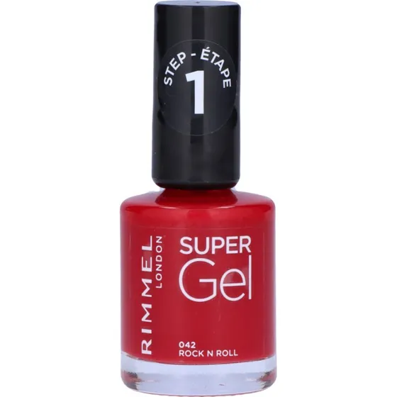 Rimmel London Super Gel Nail Polish 042 Rock N Roll, 12 ml