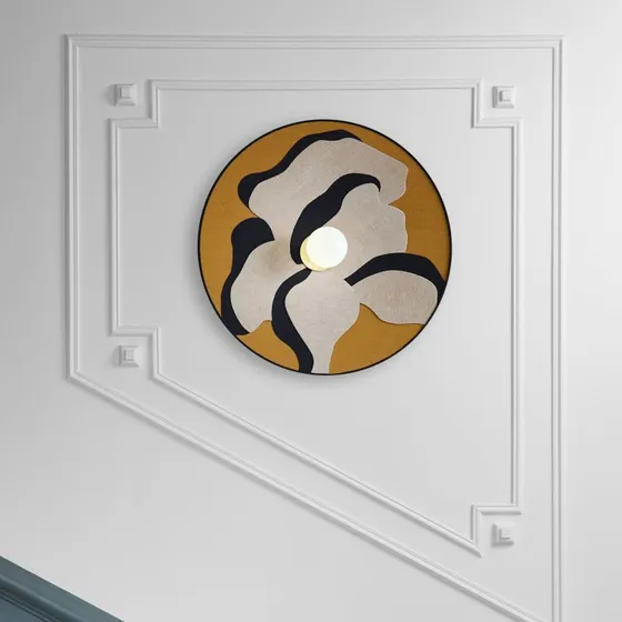 Sonia Laudet Applique Murale Ronde Ø 60 cm - Curry