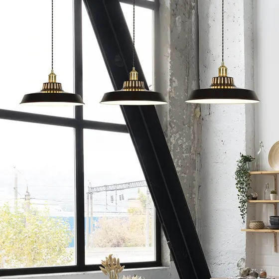 COREP Suspension Thelma Noir Mat Ø 38 cm