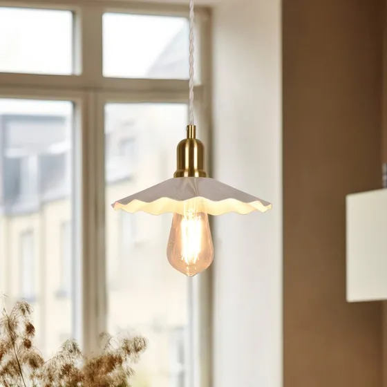 COREP Suspension Suzette blanche Ø 22 cm - Style Vintage