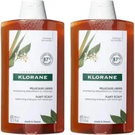 Klorane DUPLO Shampooing Galanga 2x400ml
