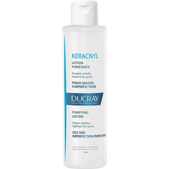 Ducray Keracnyl Lotion Purifiante Peaux Grasses à Imperfections 200ml