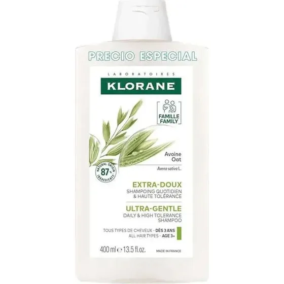 Klorane Shampooing à l'avoine Bio 400 ml