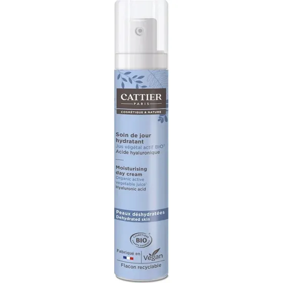 Cattier Crème Hydratante Jour pour Peaux Déshydratées 50 ml
