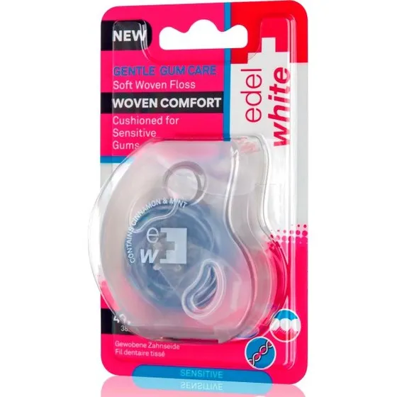 Edel+White EW-WF40 Fil Dentaire Tiss Doux 40 m