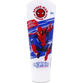 MR WHITE Dentifrice Spiderman 75ml 3 ans+