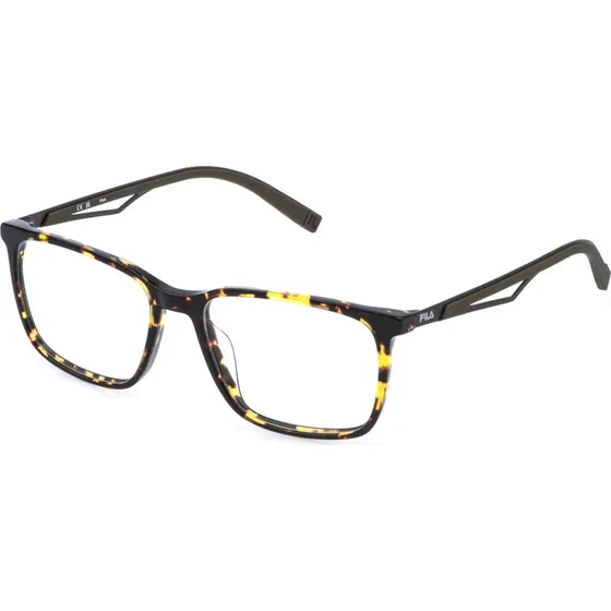 Fila VFI995 779 - Montures Optiques Carrées en Acétate Havane