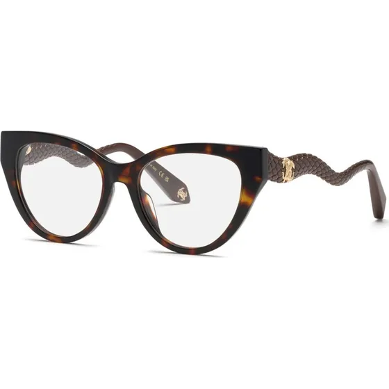 Roberto Cavalli VRC118M - Lunettes de vue Papillon Éclatant Havana