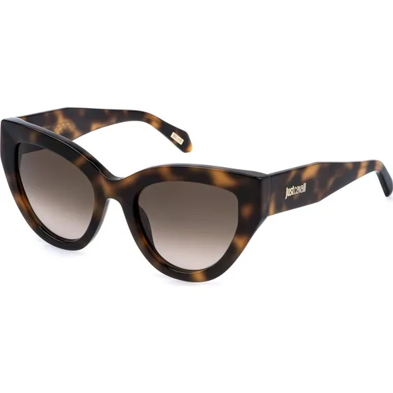 Just Cavalli SJC143 Lunettes de Soleil Papillon Havana Marron