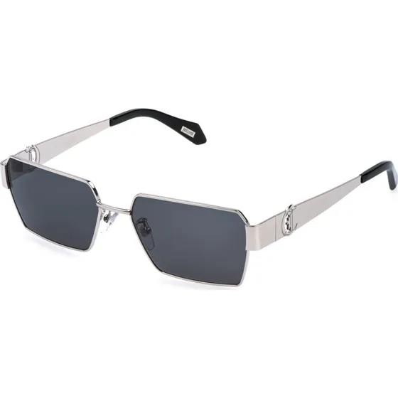 Just Cavalli SJC153 Lunettes de Soleil Carrées en Métal Palladium