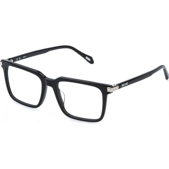 Just Cavalli VJC136 700 Lunettes Optiques Carrées en Acétate Noir