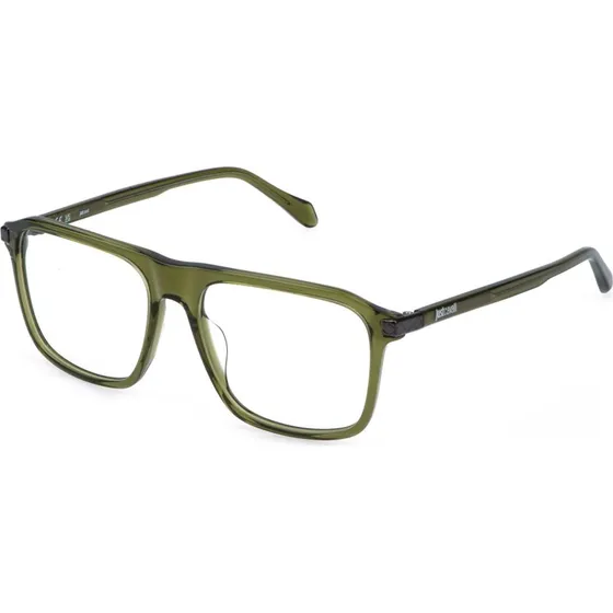 Just Cavalli VJC137 Montures Optiques Carrées Vertes pour Homme
