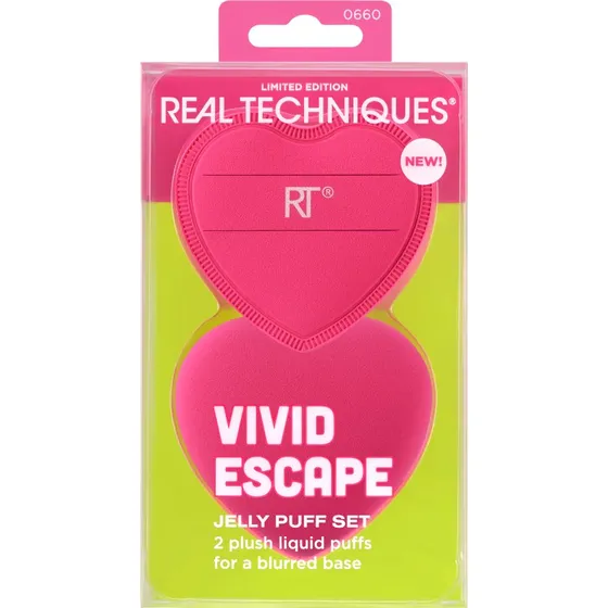 Real Techniques Jelly Puff Vivid Escape  Coffret 2 ponges