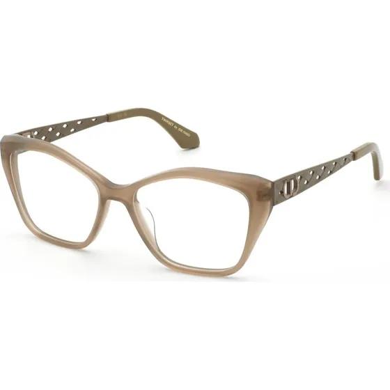 Twinset VTW109 Montures Optiques Géométriques en Acétate Marron