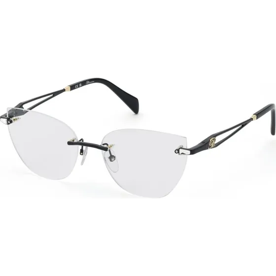 Blumarine VBM223S Montures Optiques Papillon Métal Noir