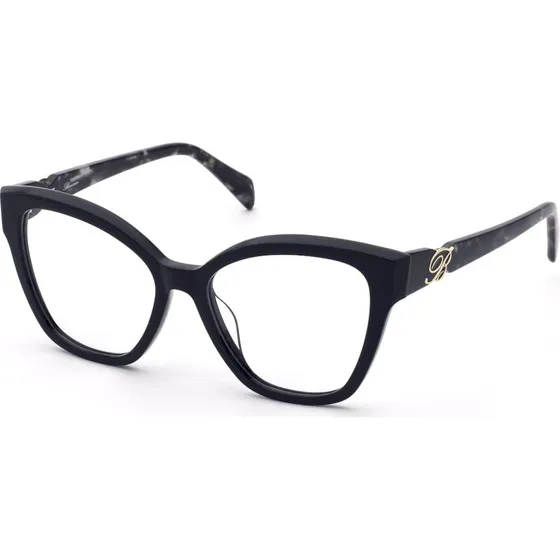 Blumarine VBM884 700 Lunettes Optiques Papillon en Acétate Noir