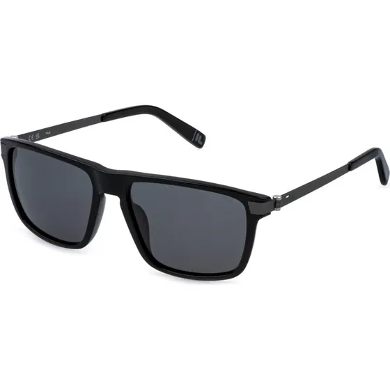 Fila Homme SFIB11 700P - Lunettes de soleil géométriques noires