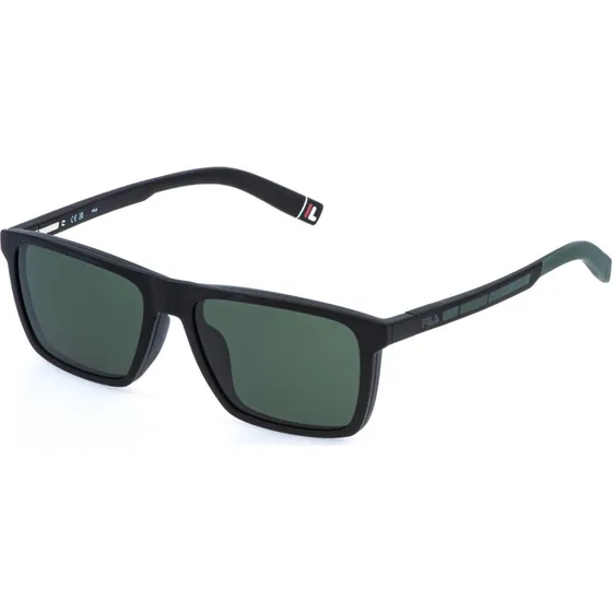 Fila Homme UFIA89 U28P - Montures Optiques Carrées Noir Vert