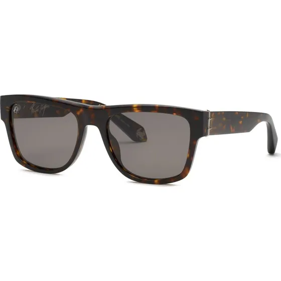 Roberto Cavalli SRC139 Lunettes de Soleil Carrées Havana Marron