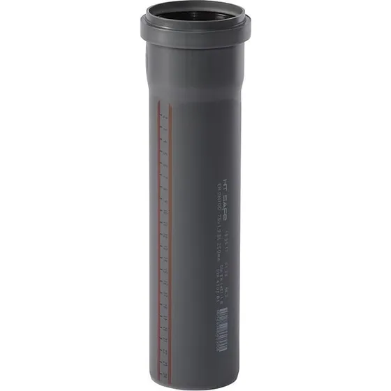 Ostendorf HTsafe Tube 173010 DN 75, 250 mm gris RAL 7043