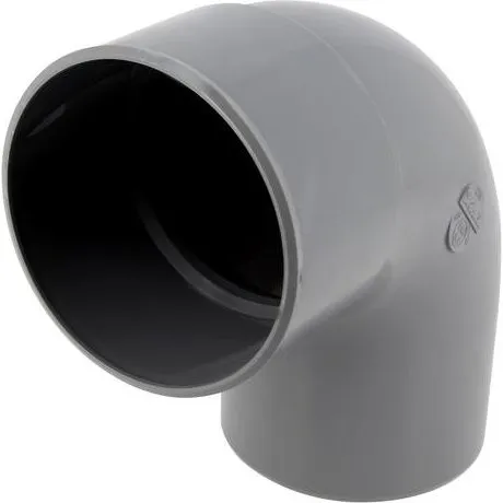 Nicoll Coude PVC MF 8730  100 mm Gris
