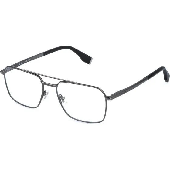 Police VPLR67 ELITE 1 613 - Lunettes Optiques Homme Métal Gris Carré