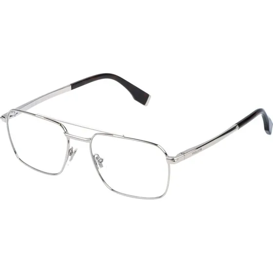 Police VPLR67 Elite 1 579 - Monture Optique Carrée en Métal Palladium