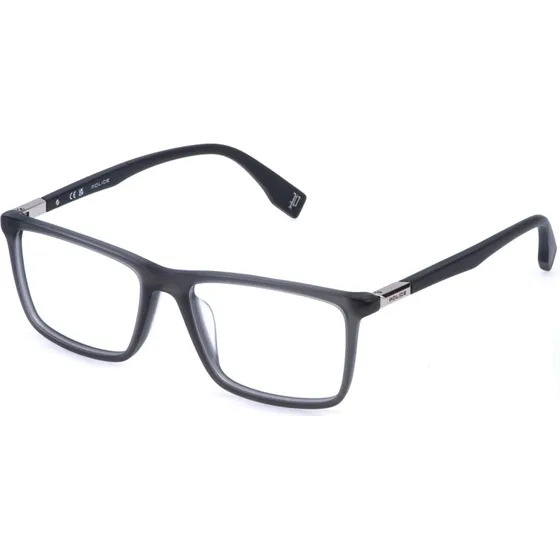 Police VPLR58 Playmaker 1 03GU - Montures Carrées en Acétate Gris