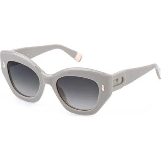 Furla SFU985 Lunettes de soleil Papillon Beige Fumée