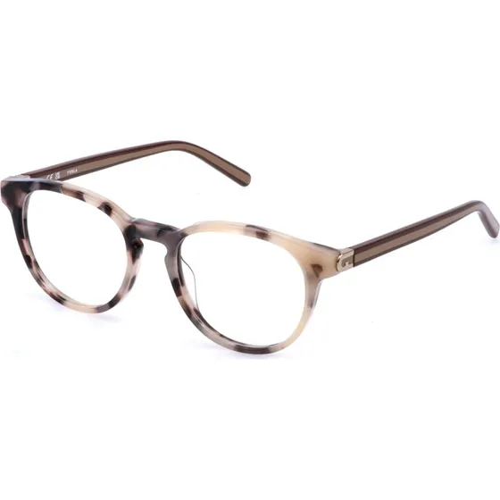 Furla VFU993 0XA5 - Lunettes de vue Pantos en Acétate Marron