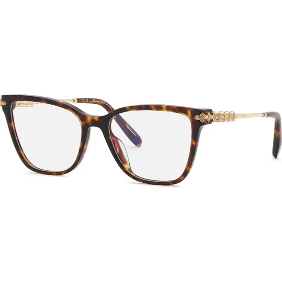 Chopard VCH421S 909 Montures Optiques Carrées en Acétate - Écaille
