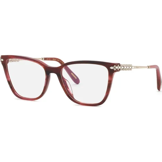 Chopard VCH421S 933 - Montures Optiques Carrées en Acétate pour Femme