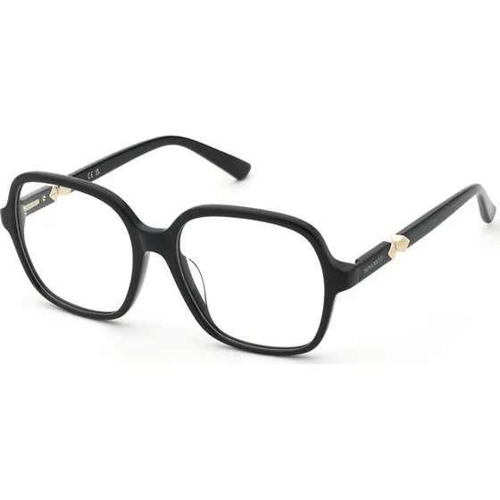Nina Ricci VNR448 Montures Optiques Carrées en Acétate Noir