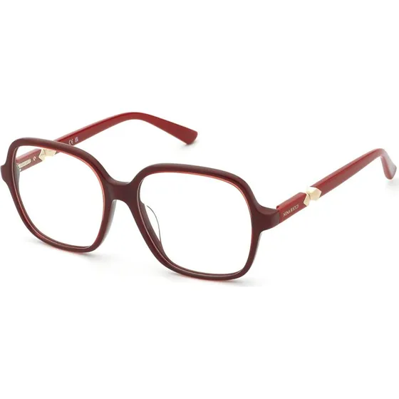 Nina Ricci VNR448 09NE - Montures Optiques Carrées en Acétate pour Femme