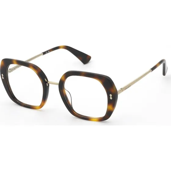 Nina Ricci VNR453 - Lunettes de vue géométriques en acétate Havana