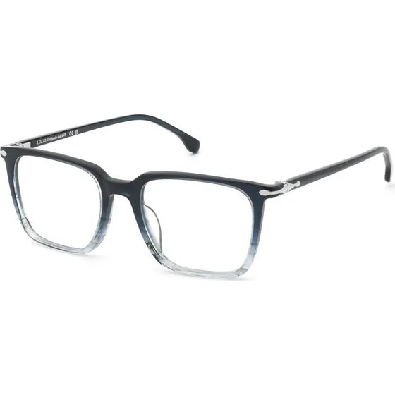 Lozza VL4405 ASOLO Montures Optiques Carrées en Acétate Bleu Homme