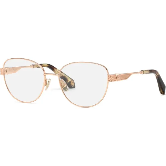 Roberto Cavalli VRC166M 8FCY - Montures Optiques Papillon Or