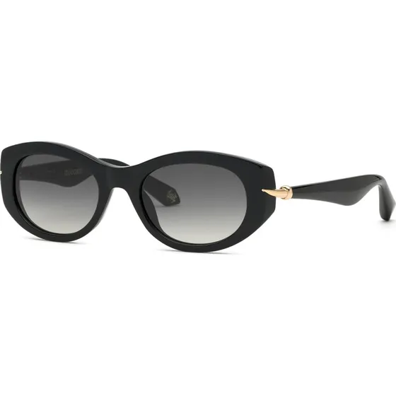 Roberto Cavalli SRC173M Lunettes de Soleil Géométriques Noires