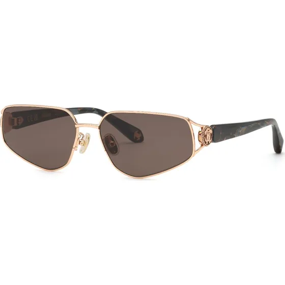 Roberto Cavalli SRC175M 8FCY - Lunettes de soleil géométriques dorées